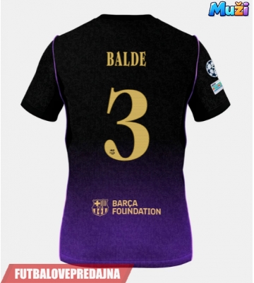 Lacne Muži Futbalové dres Barcelona Alejandro Balde #3 2026-27 Krátky Rukáv - Preč